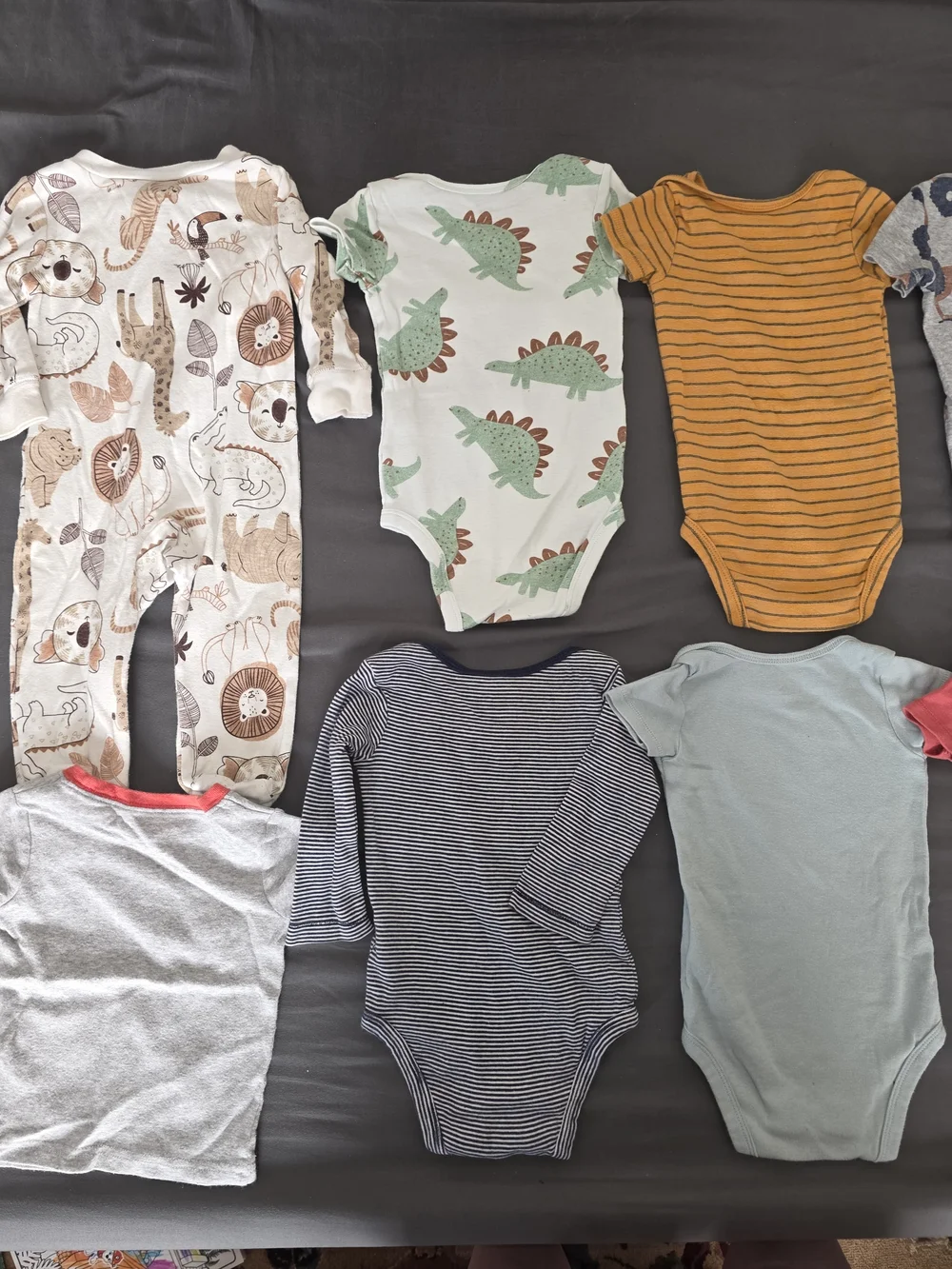 Carter's Multi-Pack Baby Bodysuits with 1 T-shirt